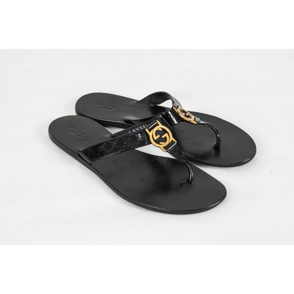 gucci web flip flops